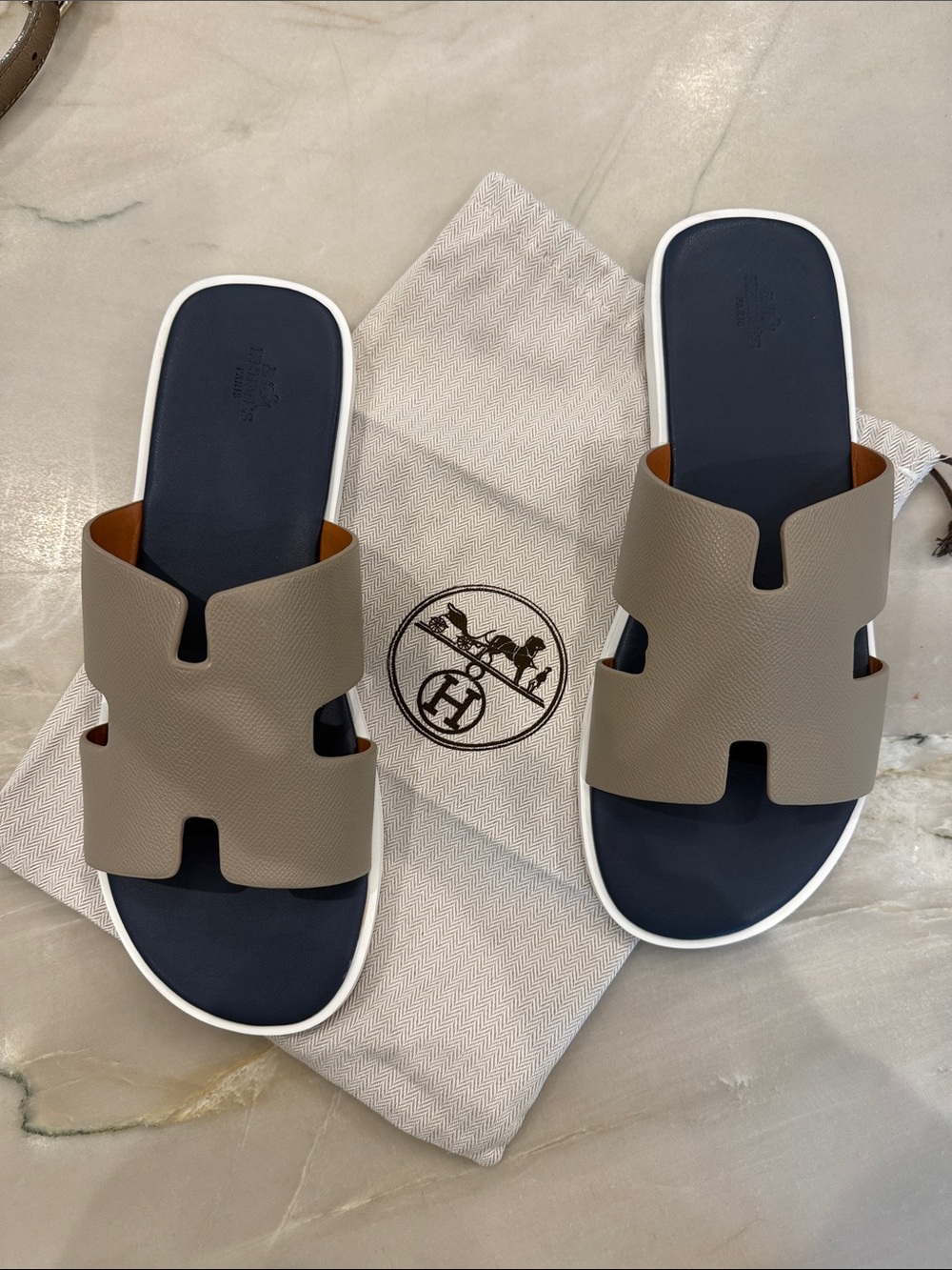 Hermes Sandals Leather - Men - NWOT